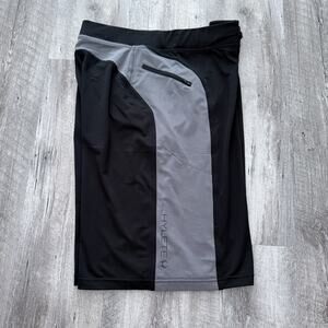 Hylete Shorts Mens Large Regular Black Performance Stretch Gym Workout Crossfit